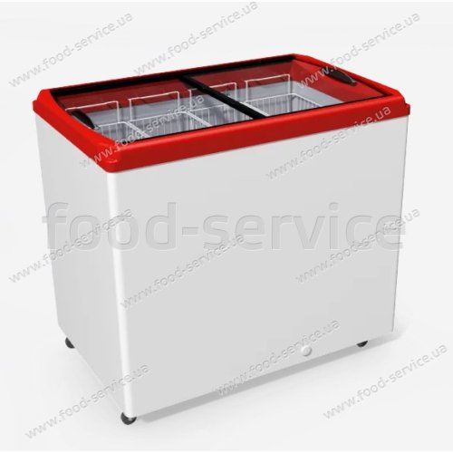 Морозильный ларь с прямым стеклом Juka M300P